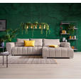 ECKSOFA  in Webstoff Beige  304/218 cm  - Beige/Silberfarben, MODERN, Kunststoff/Textil (304/218cm) - Carryhome