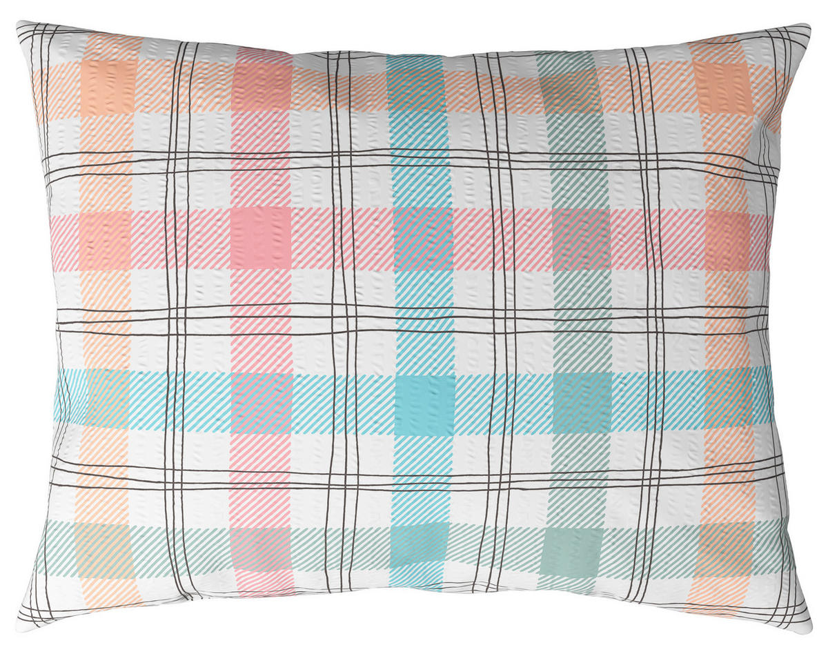 KREPOVÉ OBLIEČKY, seersucker, viacfarebná, 140/200 cm - viacfarebná, Konventionell, textil (140/200cm) - Esposa