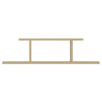 WANDREGAL 90/23,2/19,6 cm  - Eichefarben, Design, Holzwerkstoff (90/23,2/19,6cm) - MID.YOU