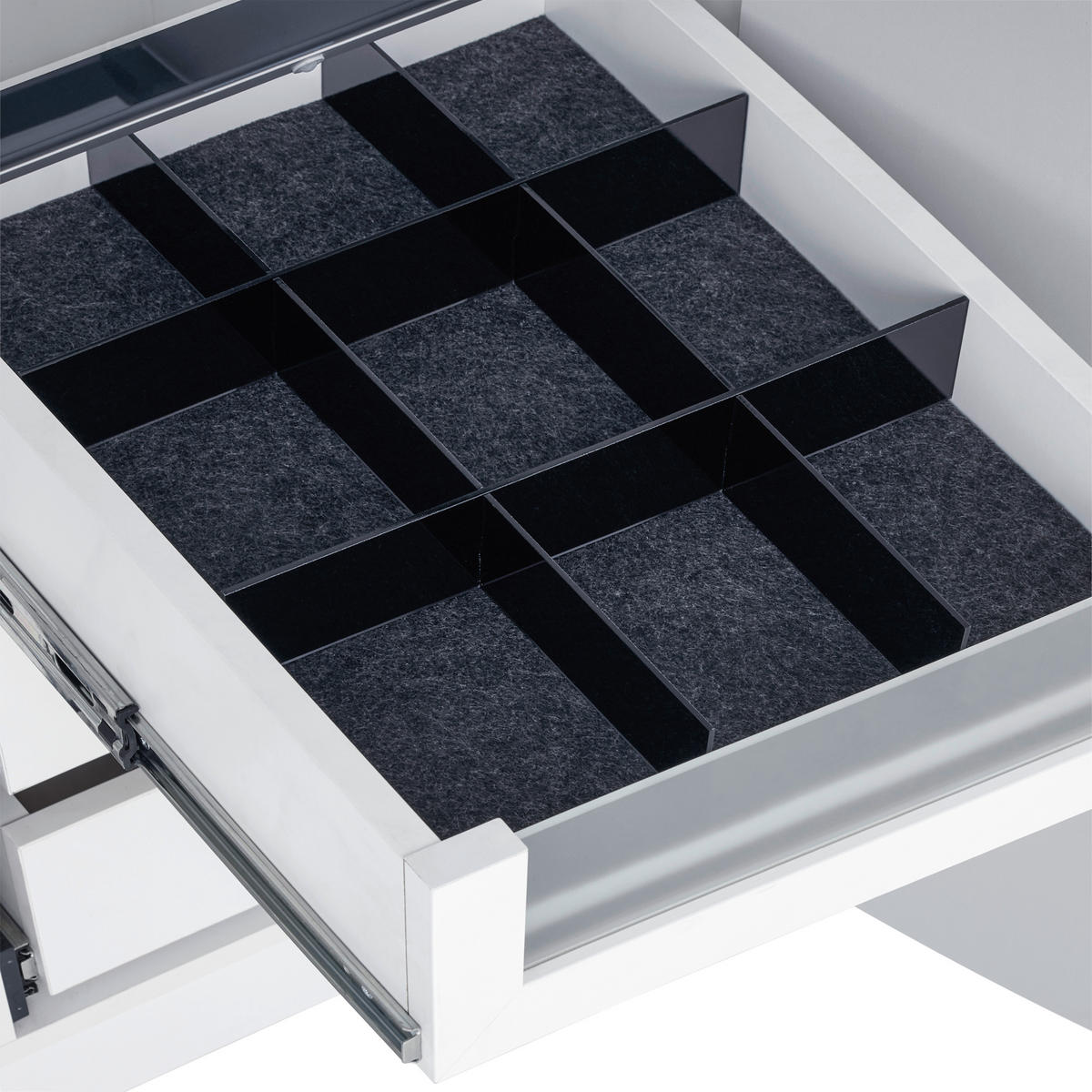 LÅDINDELNING 34/5/43 cm   - antracit, plast (34/5/43cm) - Best Price