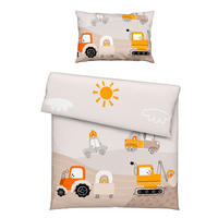 BABYBETTWÄSCHE Flanell 100/135 cm  - Weiß, Basics, Textil (100/135cm) - Patinio