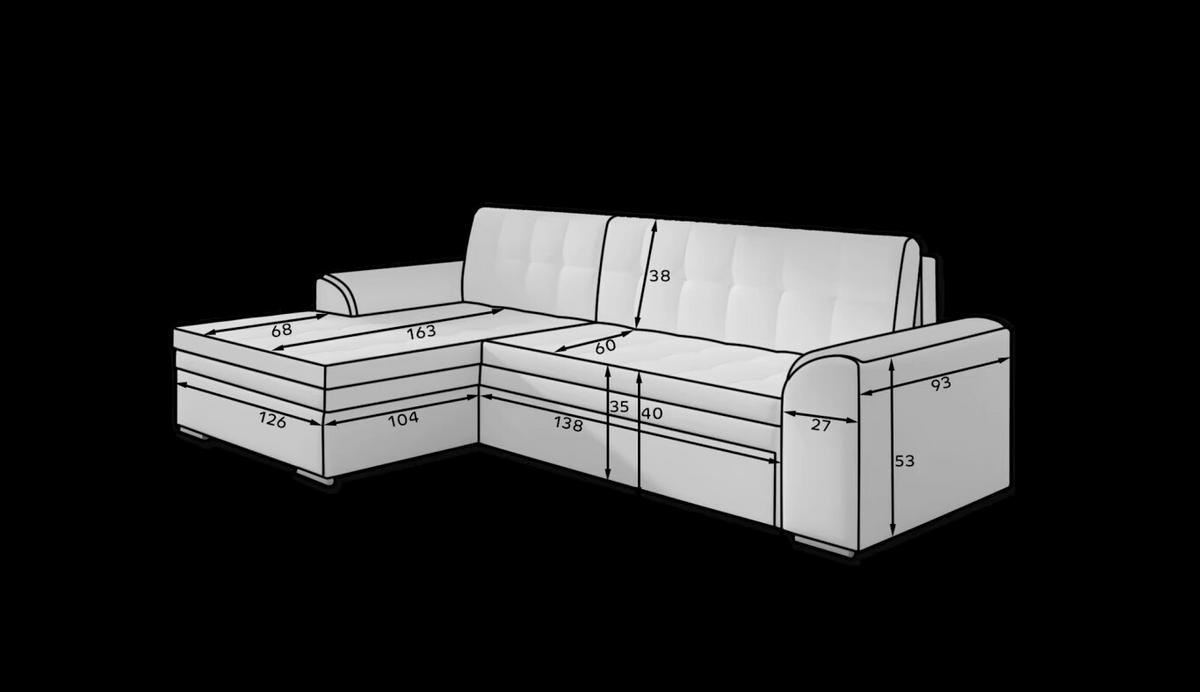 ECKSOFA  Grau, Weiß Webstoff  - Chromfarben/Weiß, Design, Kunststoff/Textil (194/296cm) - MID.YOU