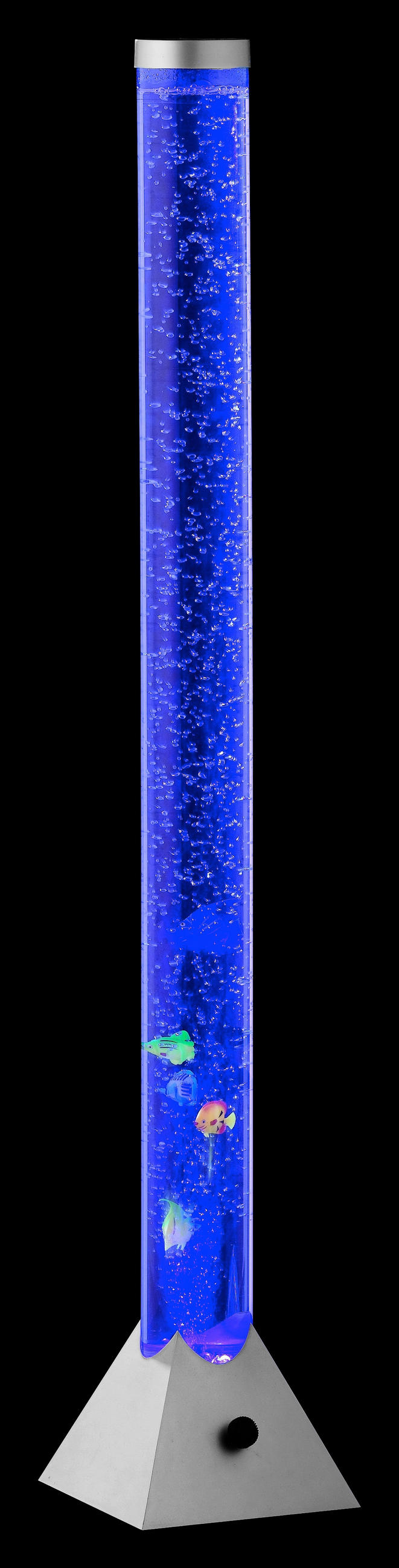 PODNA LED LAMPA - providno/boja titanijuma, Trendi, plastika (21/130cm) - Xora