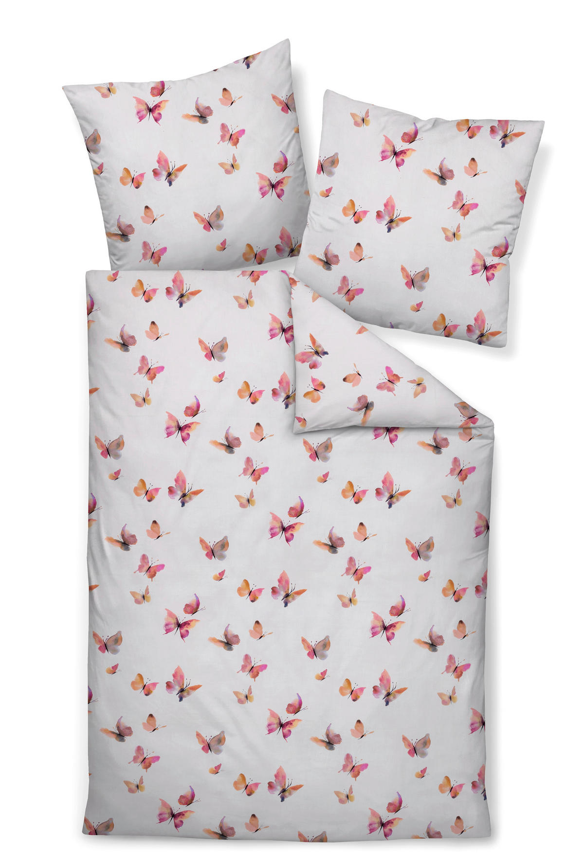 POSTELJNINA 135/200 cm mako saten roza  - roza, Konvencionalno, tekstil (135/200cm) - Janine