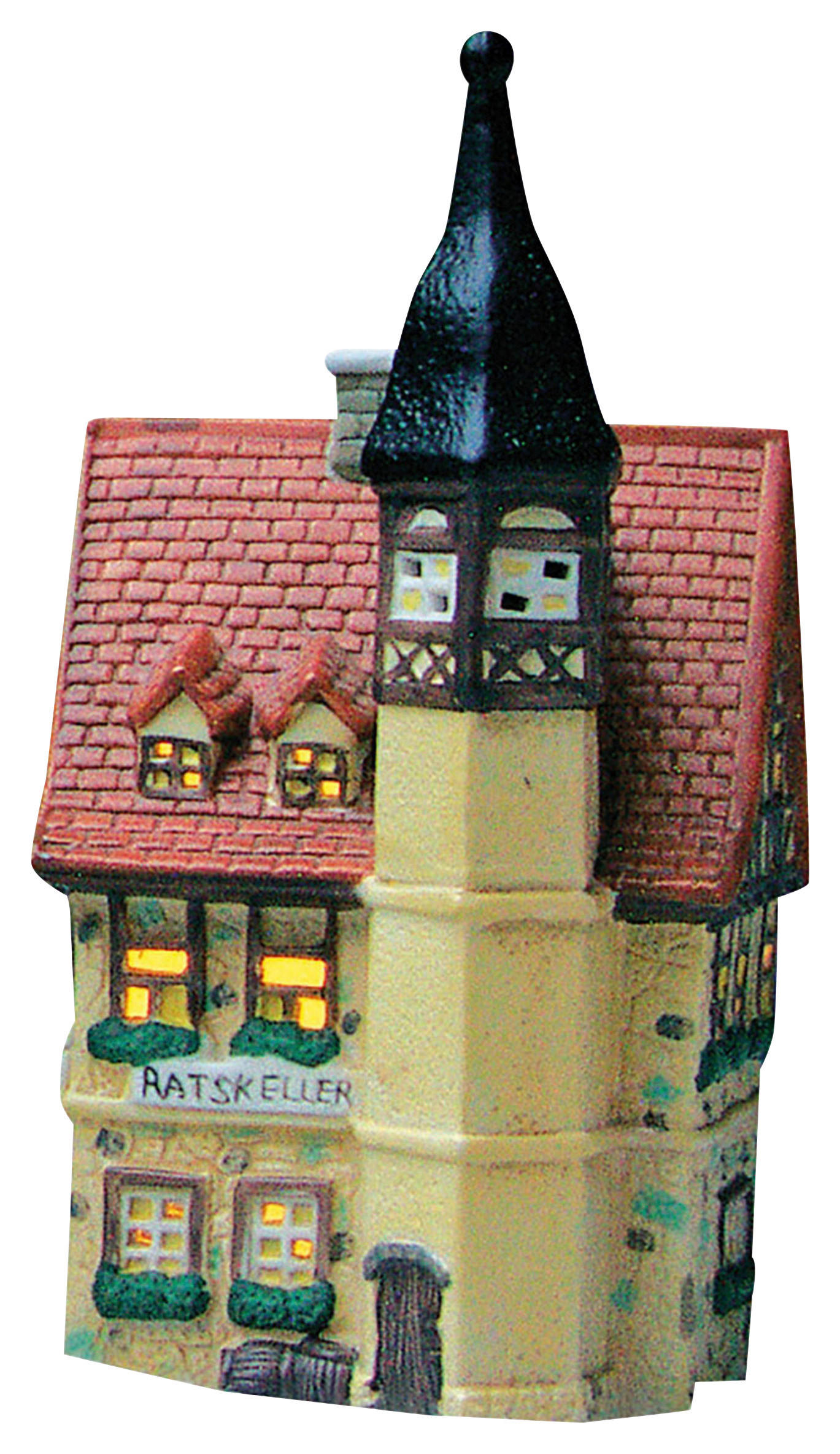 DEKOHAUS  - Beige/Rot, Basics, Keramik (10/21/10cm)