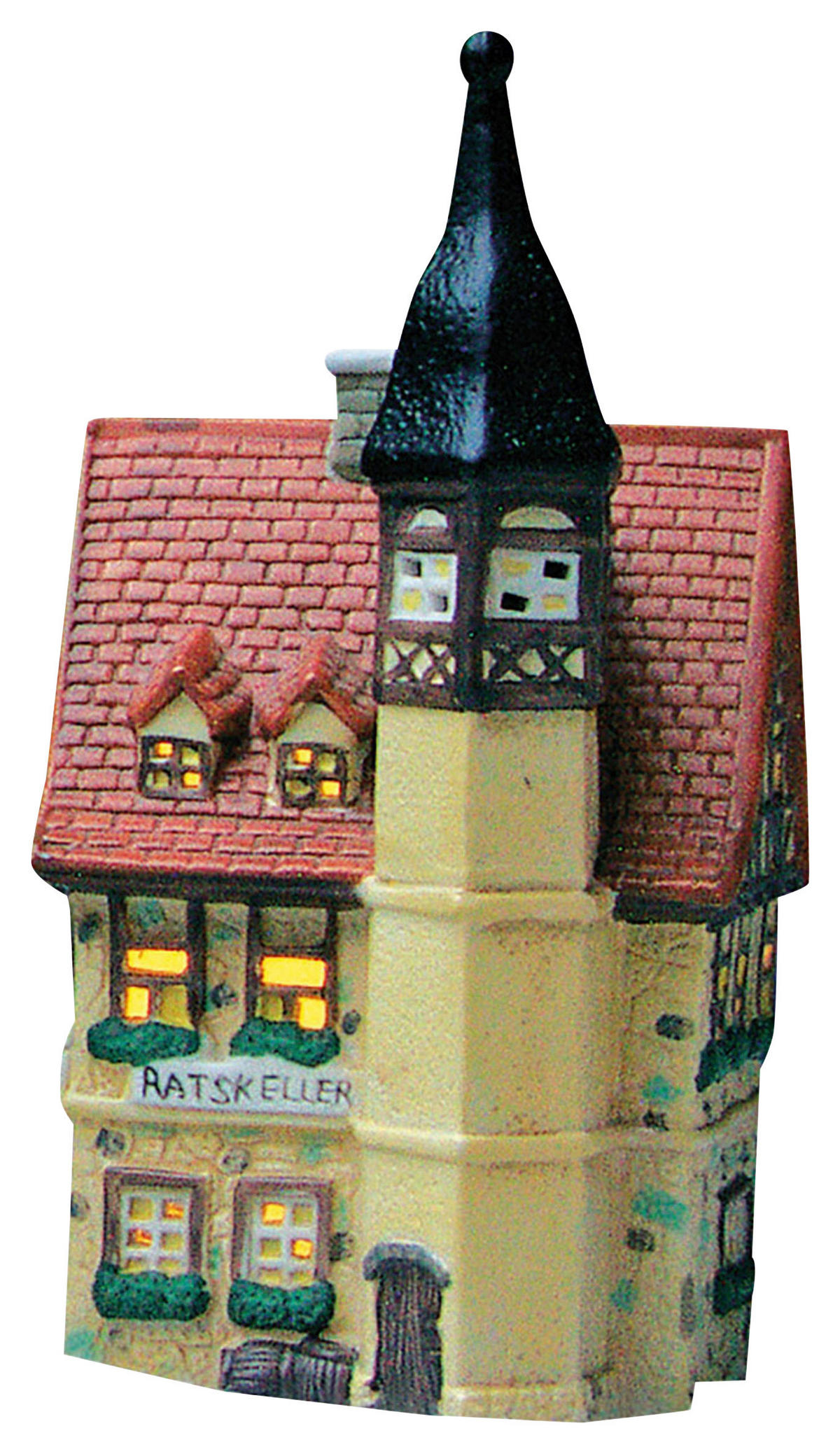 DEKOHAUS  - Beige/Rot, Basics, Keramik (10/21/10cm)