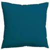 KISSENHÜLLE WOVEN SATIN 40/40 cm  - Petrol, Basics, Textil (40/40cm) - Schlafgut