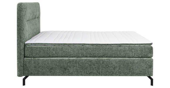 BOXSPRINGBETT 140/200 cm in Mintgrün - Schwarz/Mintgrün, Design, Textil/Metall (140/200cm) - Esposa