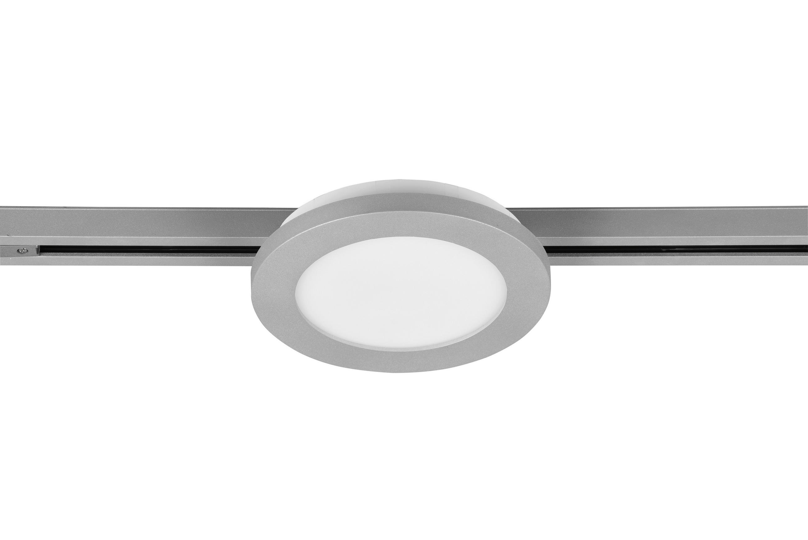 DECKENLEUCHTE  17,0/2,9 cm    - Titanfarben, Basics, Kunststoff (17,0/2,9cm) - Trio Leuchten