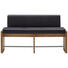 SITZBANK in Metall, Textil, Holzwerkstoff Fichtefarben, Edelstahlfarben, Dunkelblau - Fichtefarben/Edelstahlfarben, KONVENTIONELL, Holzwerkstoff/Textil (180/84/62cm) SITZBANK in Metall, Textil, Holzwerkstoff Fichtefarben, Edelstahlfarben, Dunkelblau - Fichtefarben/Edelstahlfarben, KONVENTIONELL, Holzwerkstoff/Textil (180/84/62cm)