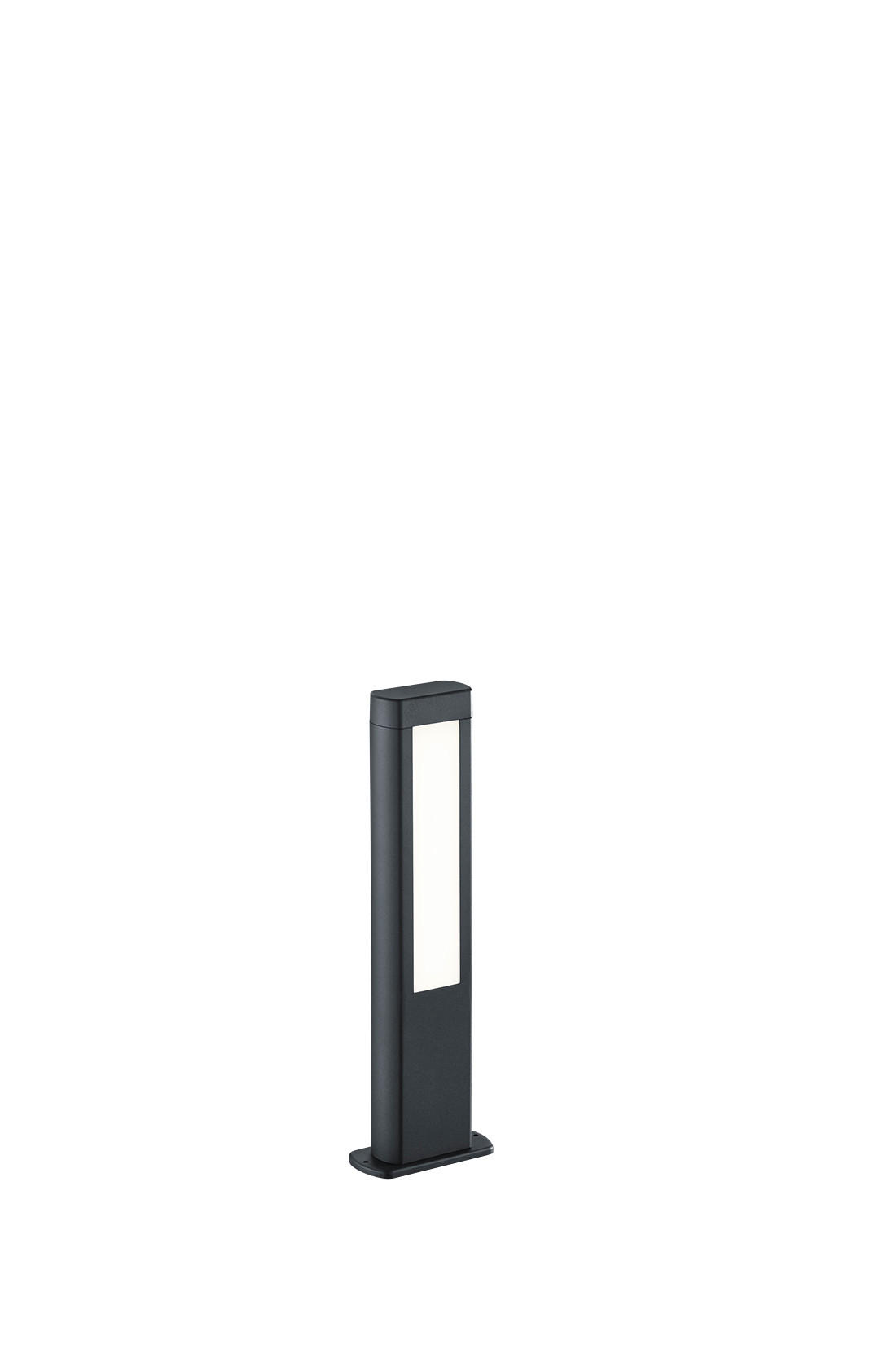 POLLERLEUCHTE RHINE 15,5/50,0/7,5 cm   - Anthrazit/Weiß, Design, Kunststoff/Metall (15,5/50,0/7,5cm) - Trio Leuchten