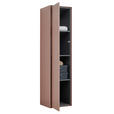 GARDEROBENSCHRANK RENO  in 42/170/41 cm  - Braun, Design, Holzwerkstoff (42/170/41cm) - Voleo