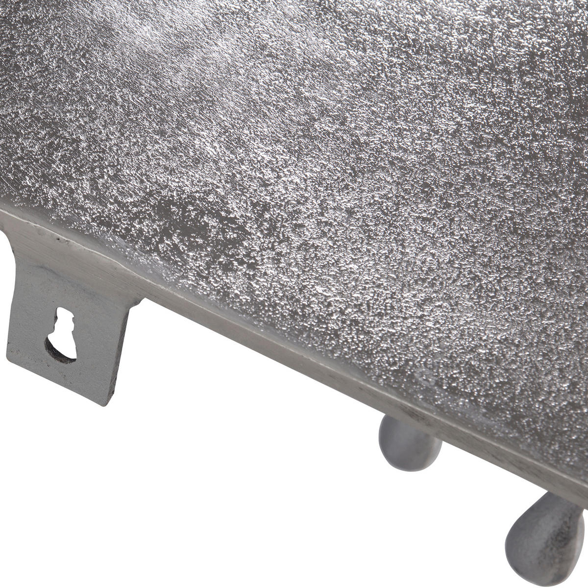 WANDREGAL 90/27/34 cm  - Silberfarben, MODERN, Metall (90/27/34cm) - Ambia Home