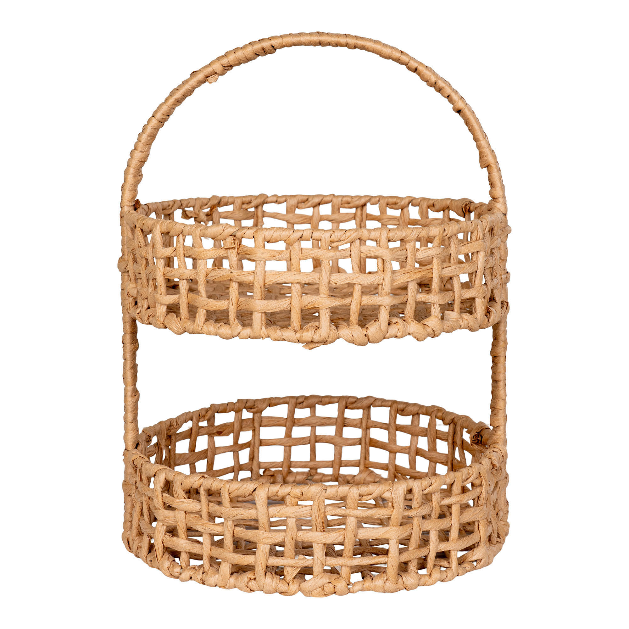 DEKOKORB - Braun, Design, Papier/Metall (29/39/29cm)