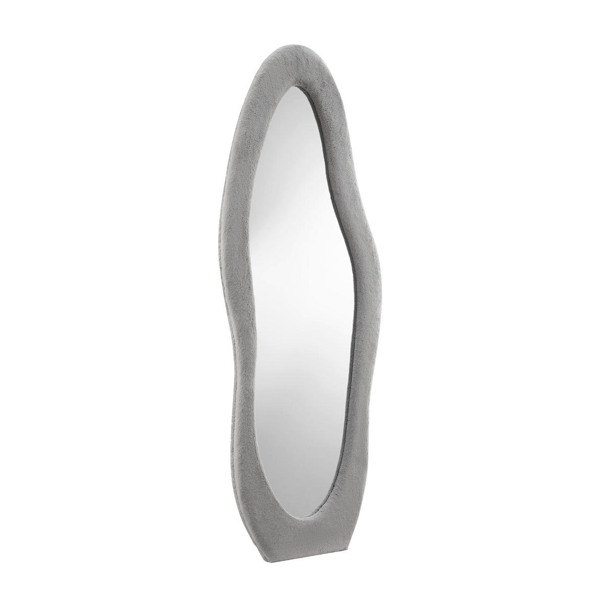 STANDSPIEGEL 60/160/3,5 cm  - Hellgrau, Design, Glas/Holzwerkstoff (60/160/3,5cm) - Livetastic
