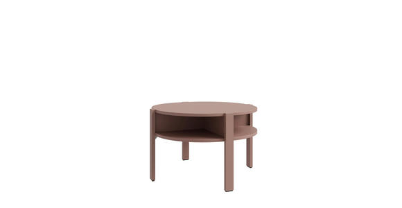 COUCHTISCH 74,4/74,4/45,5 cm rund Terracotta  - Terracotta, Design, Holzwerkstoff (74,4/74,4/45,5cm) - Carryhome