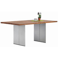 ESSTISCH Astnuss massiv rechteckig Nussbaumfarben  - Nussbaumfarben, Design, Holz/Metall (180/100/77cm) - Musterring