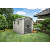 GERÄTEHAUS 204/227/285 cm  - Grau, Basics, Kunststoff (204/227/285cm) - Ambia Garden