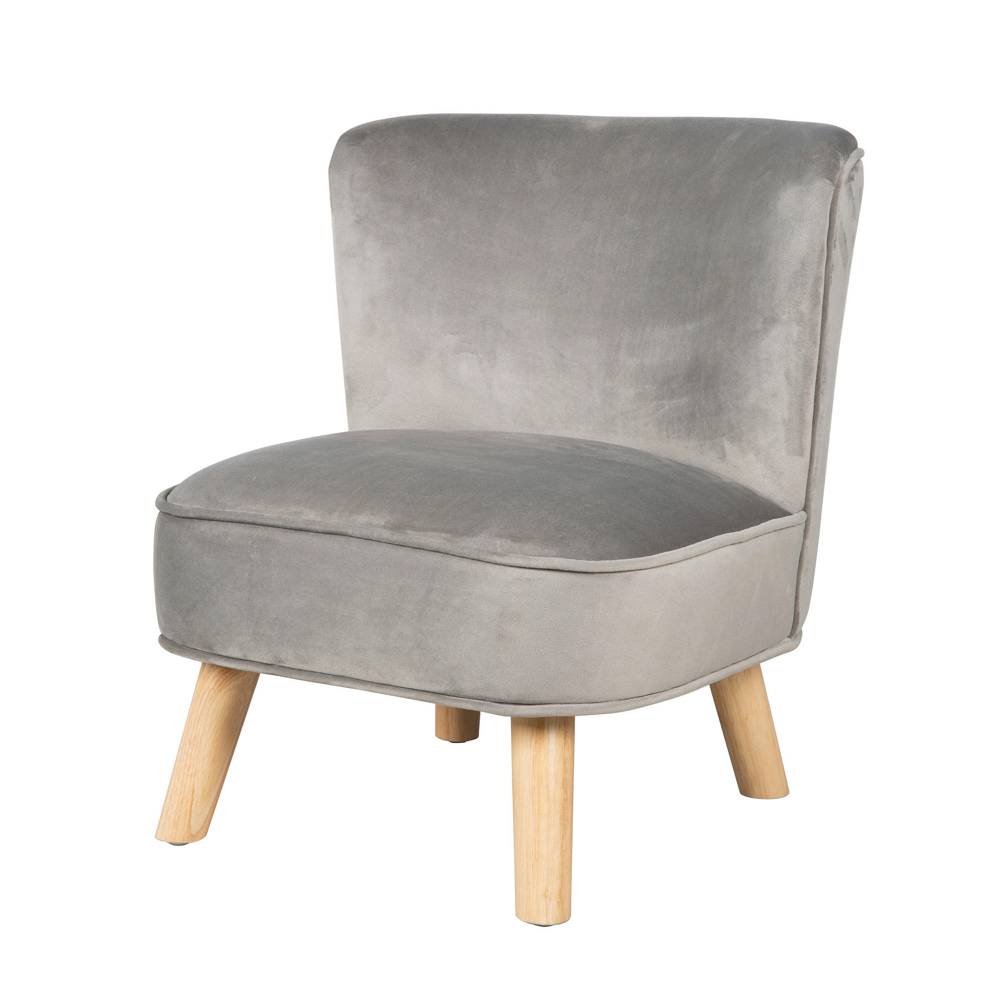 KINDERSESSEL roba Lil Sofa - Silberfarben/Grau, Basics, Textil (44/50/48cm) - Roba