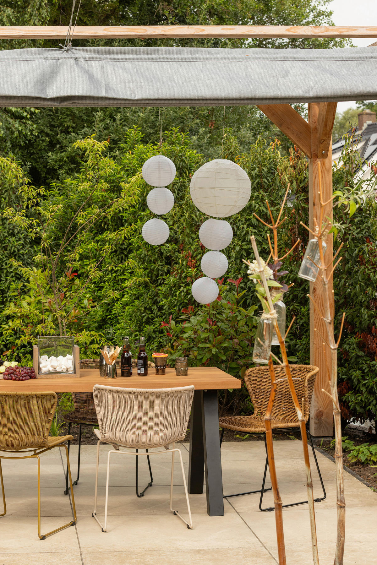 GARTENSTUHL-SET Eisen Sandfarben  - Sandfarben, MODERN, Kunststoff/Metall (55/78/54cm) - Livetastic