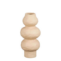 VAZA  14.8/33.5 cm    keramika  - sivo-bijela, Basics, keramika (14.8/33.5cm)
