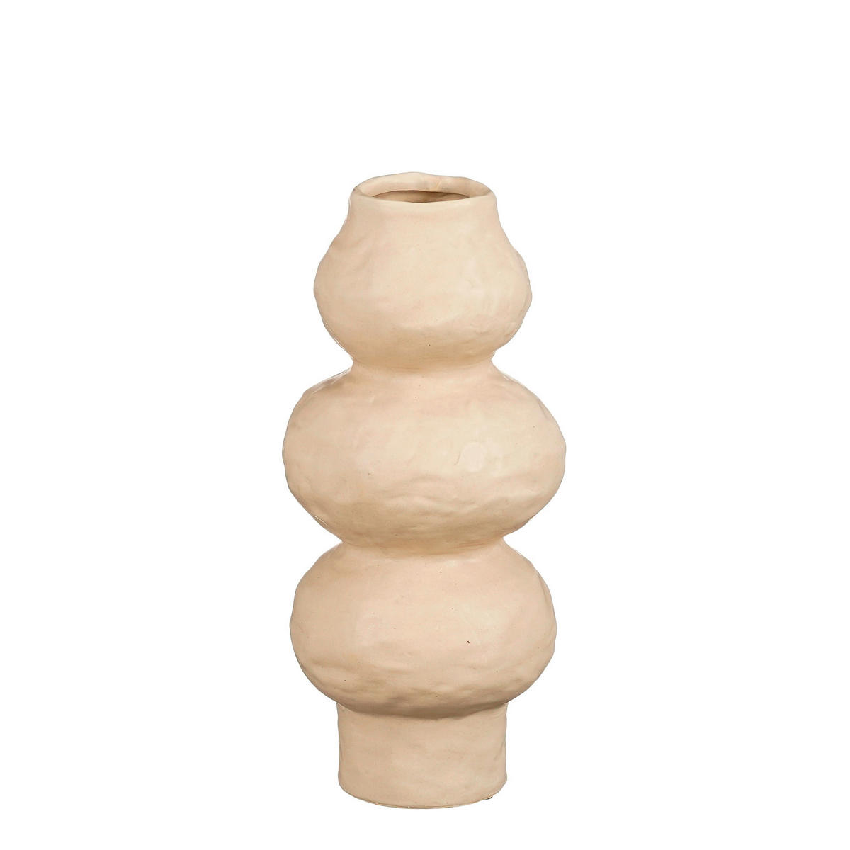 VAZA  14.8/33.5 cm    keramika  - sivo-bijela, Basics, keramika (14.8/33.5cm)