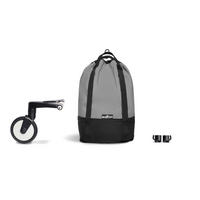 EINKAUFSTASCHE YOYO²  - Grau, Basics, Kunststoff/Textil (30/38/45cm)