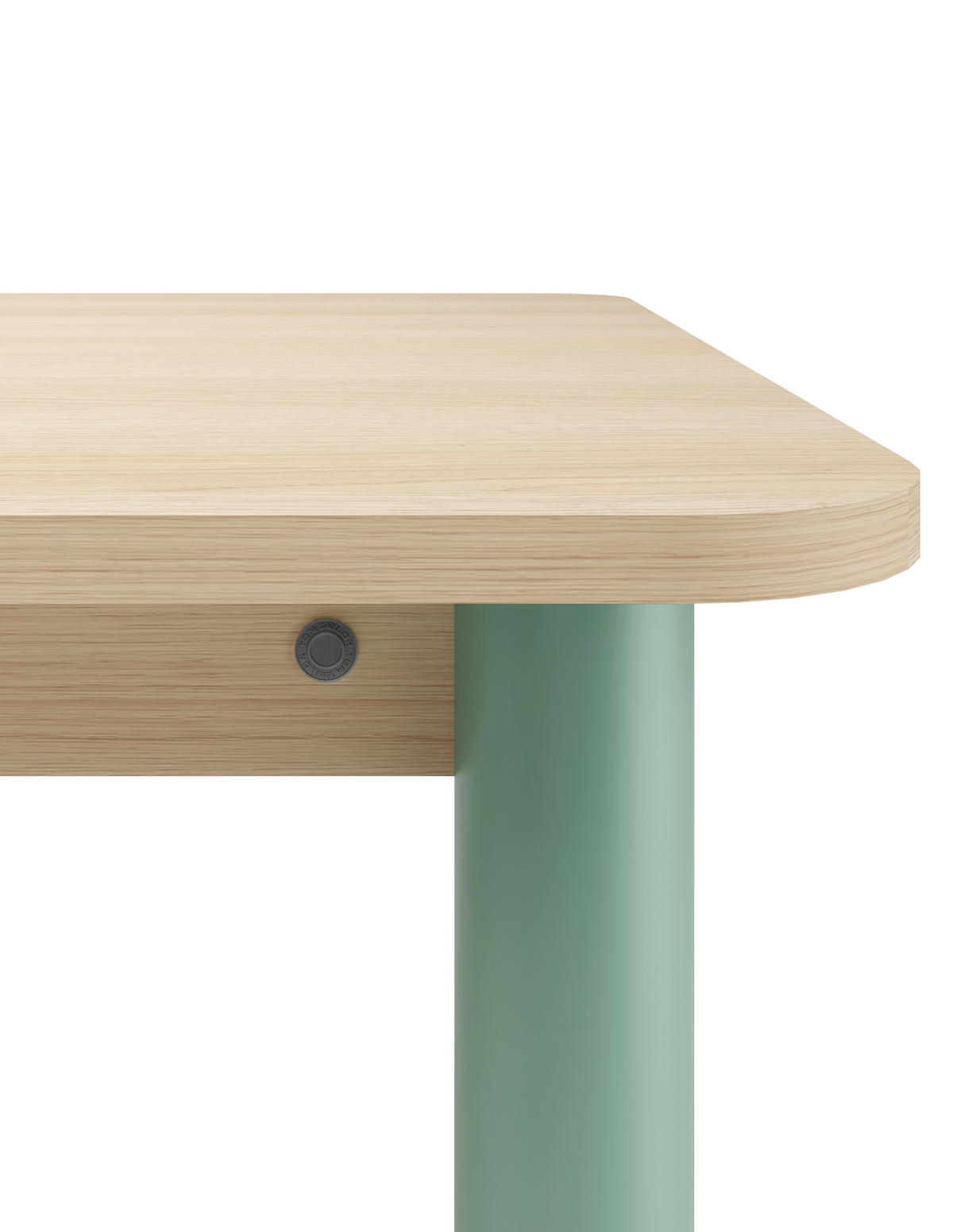 ESSTISCH in Metall, Holzwerkstoff 180/100/76 cm   - Hellbraun/Salbeigrün, Natur, Holzwerkstoff/Metall (180/100/76cm) - Tom Tailor