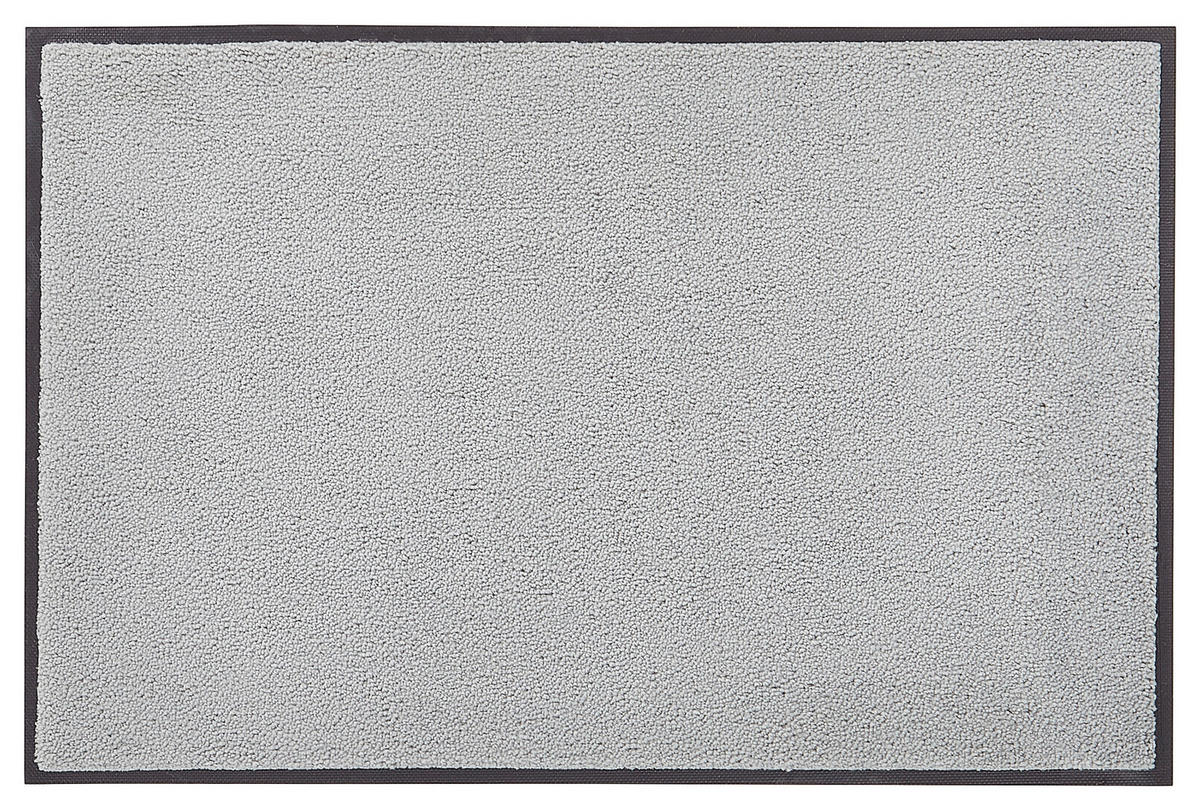 FUßMATTE  40/60 cm  Grau  - Grau, KONVENTIONELL, Kunststoff/Textil (40/60cm) - wash+dry