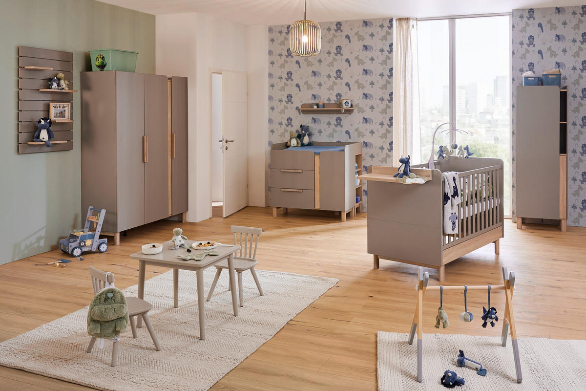 DJEČJI KREVETIĆ  Nomi  - taupe/hrast Sonoma, Trend, drvni materijal (140/70cm) - Jimmylee