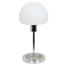 LED-TISCHLEUCHTE - Chromfarben/Nickelfarben, Design, Glas/Metall (30,5cm) - Boxxx