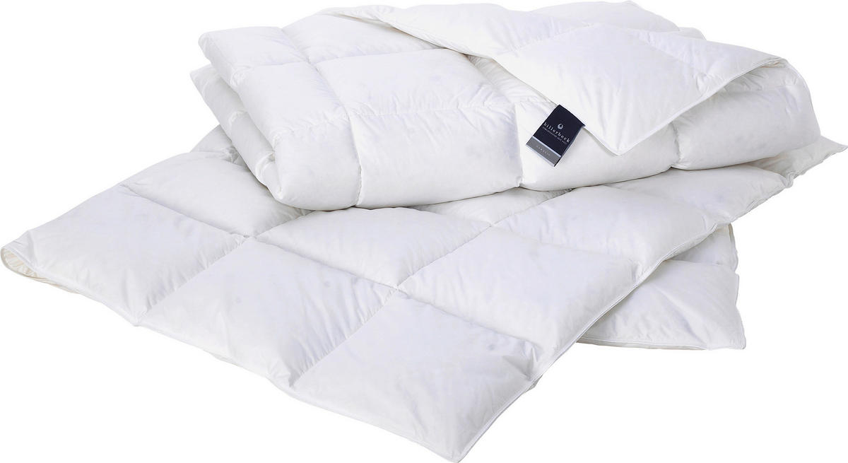 CELOROČNÁ PRIKRÝVKA, 135/200 cm,  - biela, Natur, textil (135/200cm) - Billerbeck