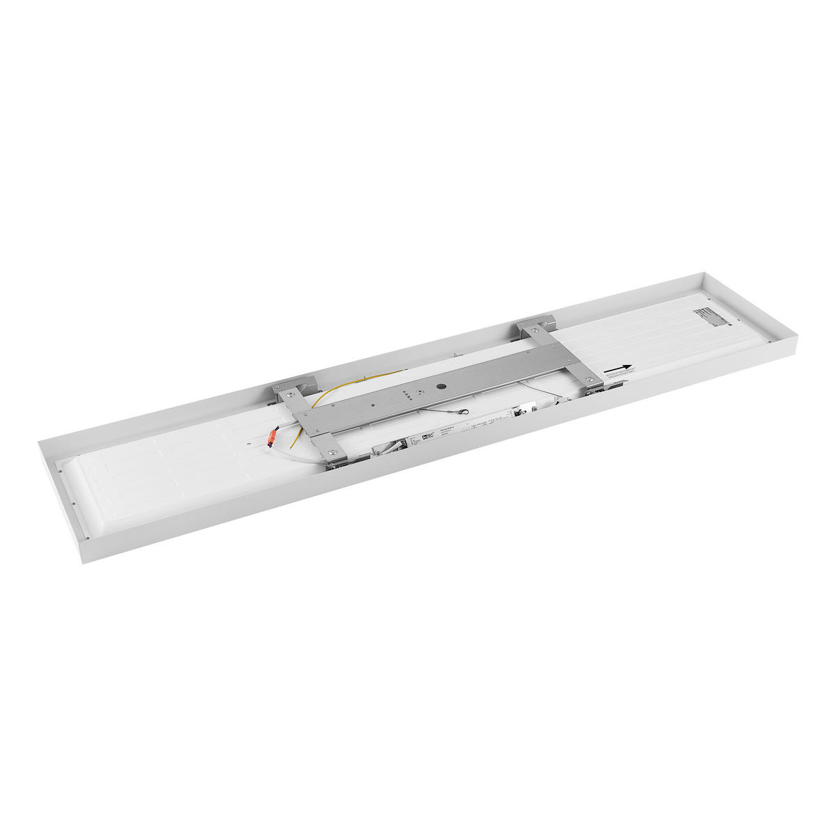 LED-PANEEL Pro Office Sano 152,5/32,5/4,8 cm   - Weiß, KONVENTIONELL, Metall (152,5/32,5/4,8cm)