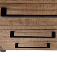 HIGHBOARD  in 95/145/40 cm  - Schwarz/Naturfarben, Design, Glas/Holz (95/145/40cm) - Landscape