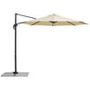BOČNÍ SLUNEČNÍK 352/244/300 cm - přírodní barvy/antracitová, Basics, kov/textil (352/244/300cm)