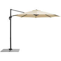 BOČNÍ SLUNEČNÍK 352/244/300 cm - přírodní barvy/antracitová, Basics, kov/textil (352/244/300cm)