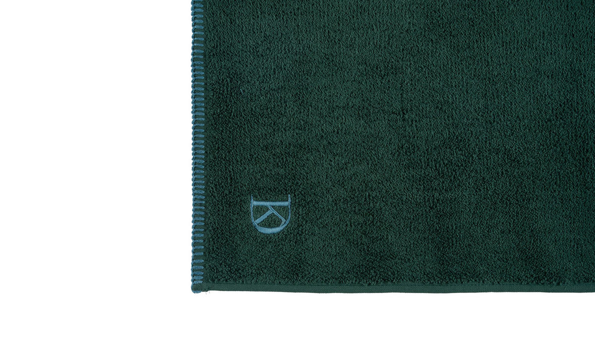 HANDTUCH BOLANO Dunkelgrün  - Dunkelgrün, Konventionell, Textil (50/100cm) - Dieter Knoll