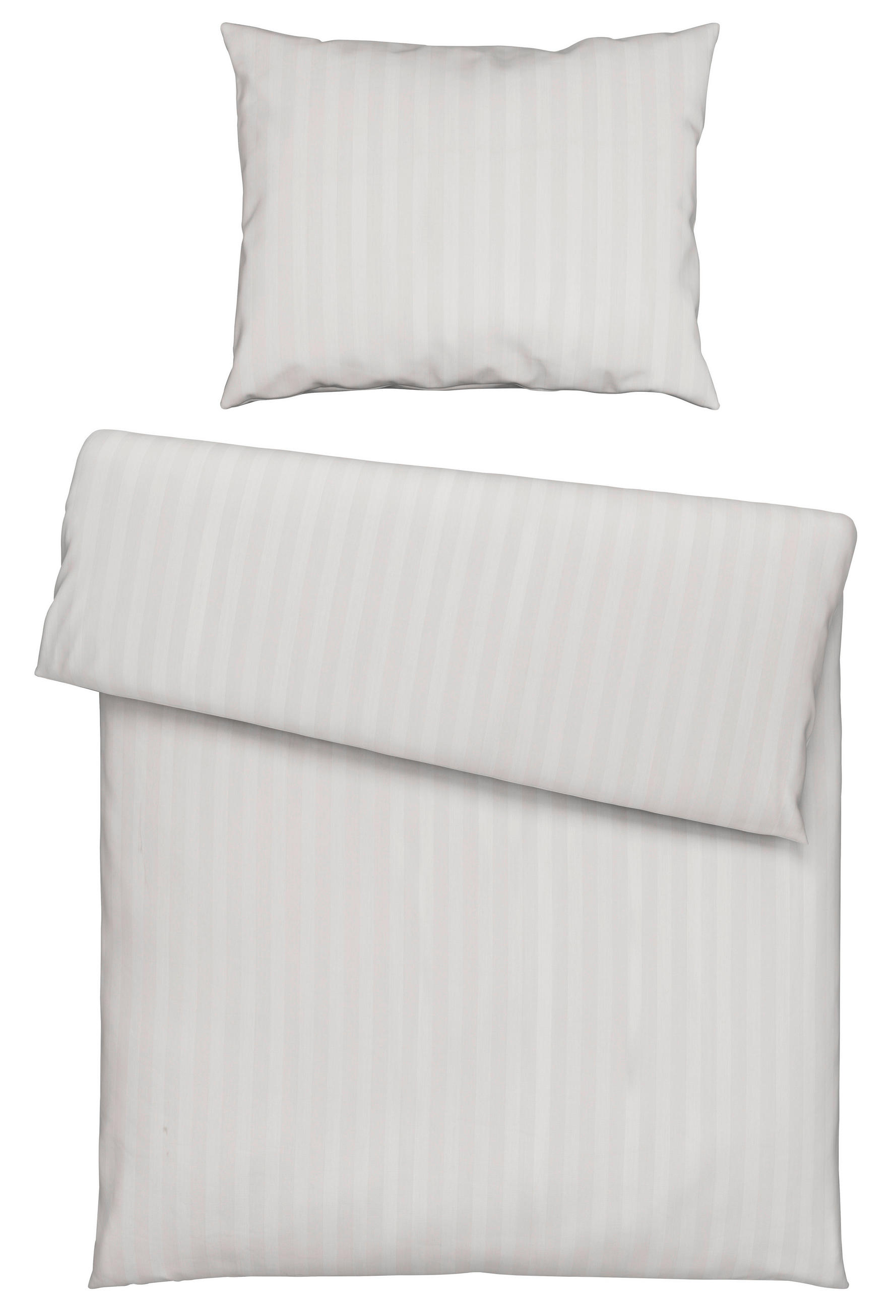 BETTWÄSCHE Frühjahr/Sommer 2024 Damast 140/200 cm  - Sandfarben, KONVENTIONELL, Textil (140/200cm) - Fleuresse