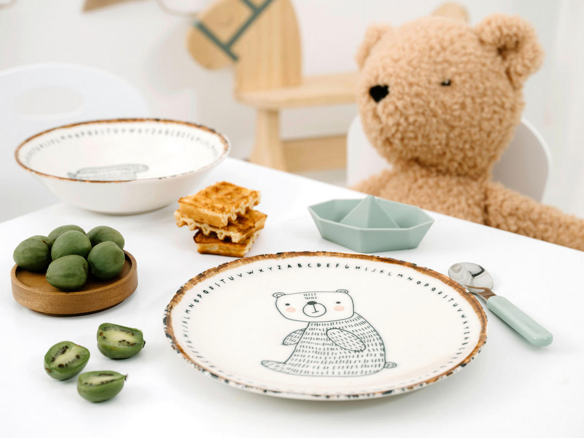 KINDERGESCHIRRSET 3-teilig  - Multicolor, Basics, Keramik - Creatable