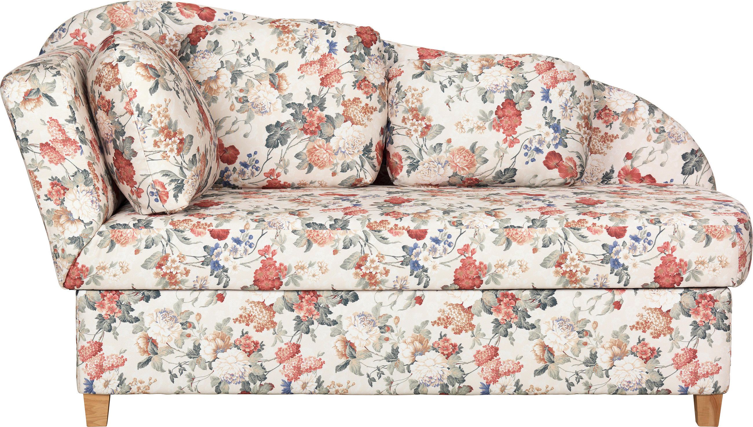 HEVERŐ textil bézs  - bézs/szürke, Design, textil/fa (180/97/85cm) - Novel