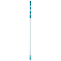 TELESKOPICKÁ NÁSADA 140-400 cm - tyrkysová, Basics, kov/plast - Leifheit