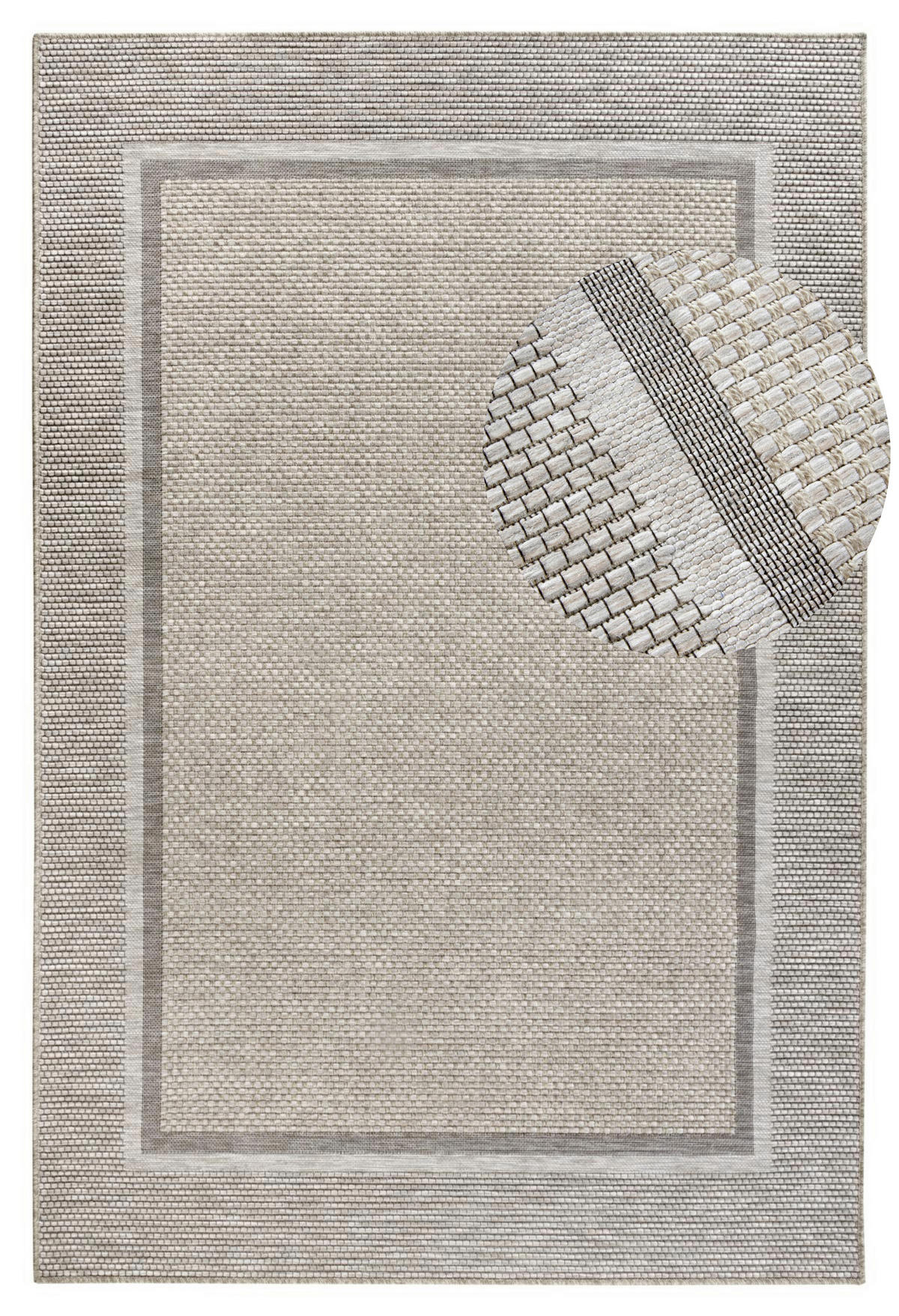 OUTDOORTEPPICH  für Terrasse und Balkon 155/230 cm Kollektion 1836 Hellbraun  - Hellbraun, Design, Kunststoff (155/230cm) - Villeroy & Boch