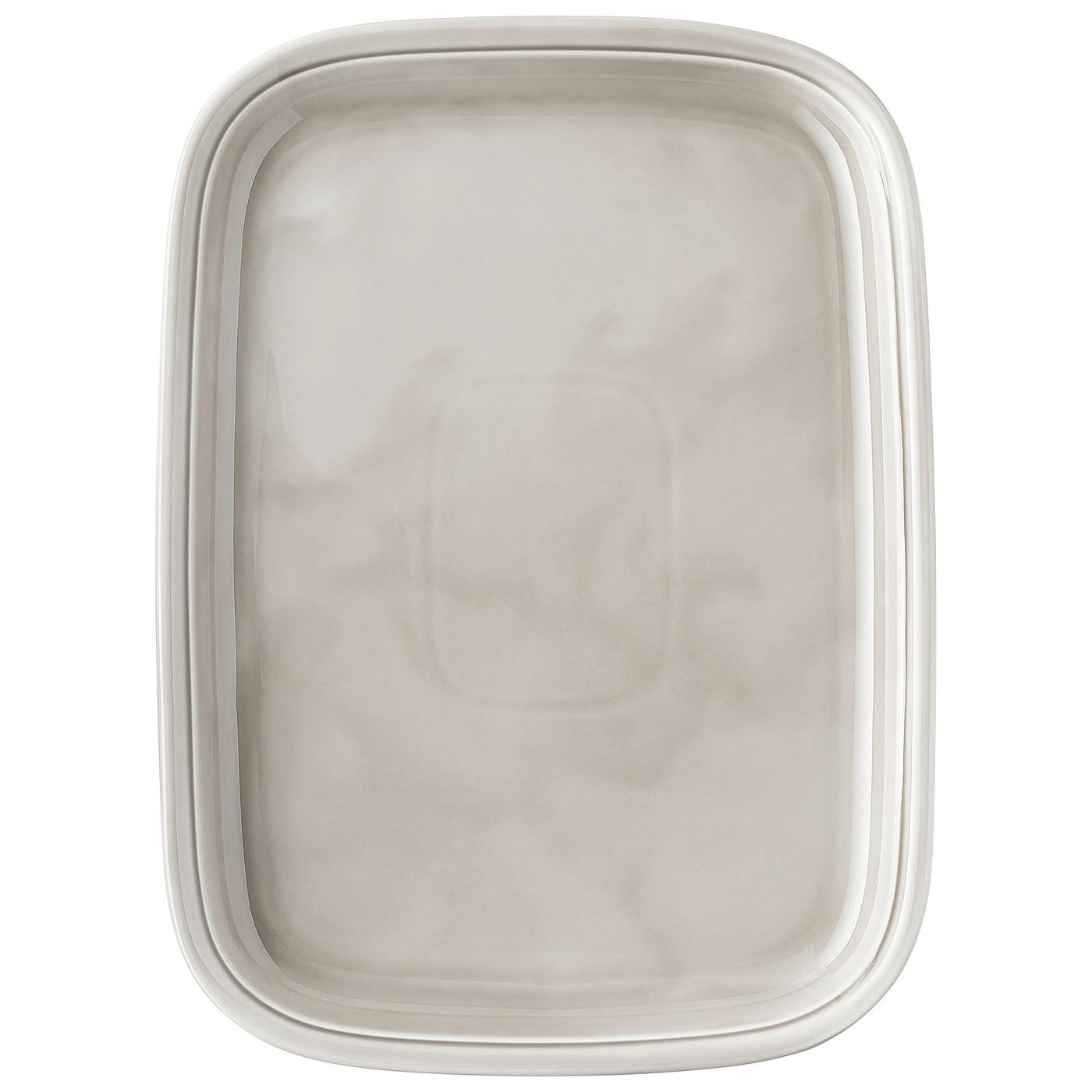 PLATTE MOON GREY  - Grau, Design, Keramik (33,3/24,5/3,1cm) - Thomas