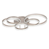 STROPNÉ LED SVIETIDLO, 100/56/22 cm - cappuccino, Design, kov/plast (100/56/22cm) - Novel