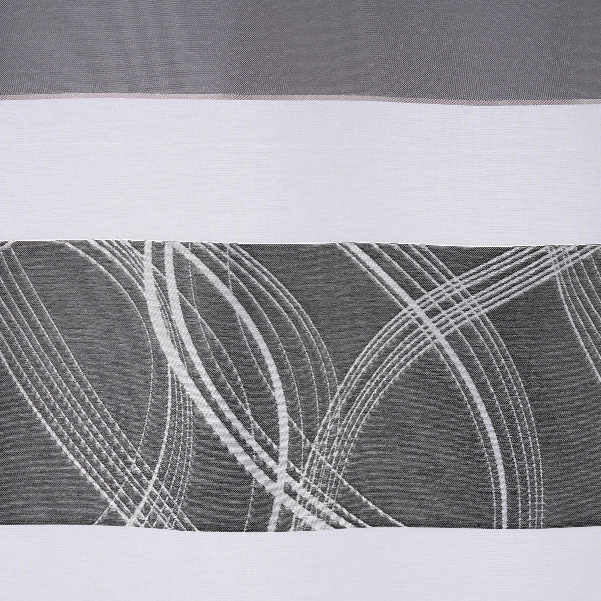 FERTIGVORHANG halbtransparent  - Schwarz, KONVENTIONELL, Textil (140/255cm) - Novel