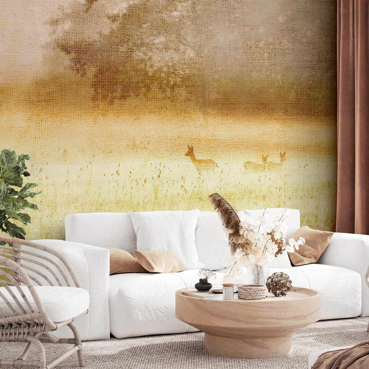 FOTOTAPETE  - Sahara/Cappuccino, LIFESTYLE, Textil (250/175cm) - artgeist