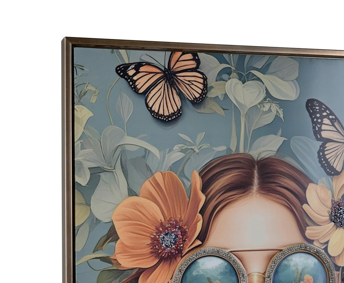 BILD Frauen Multicolor  - Goldfarben/Multicolor, Design, Kunststoff (60/90/3,8cm)