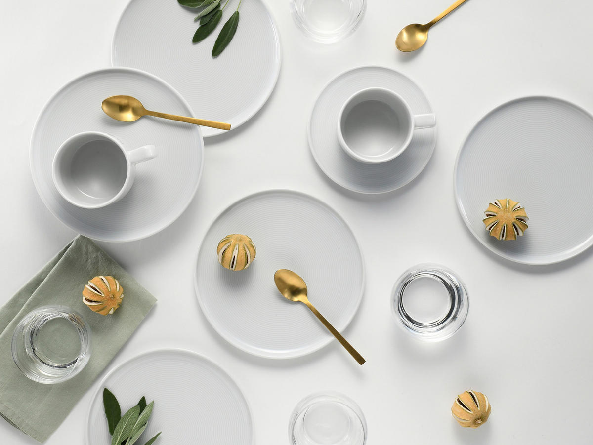 KAFFEESERVICE Weiß Session White 18-teilig  - Weiß, Basics, Keramik - Creatable