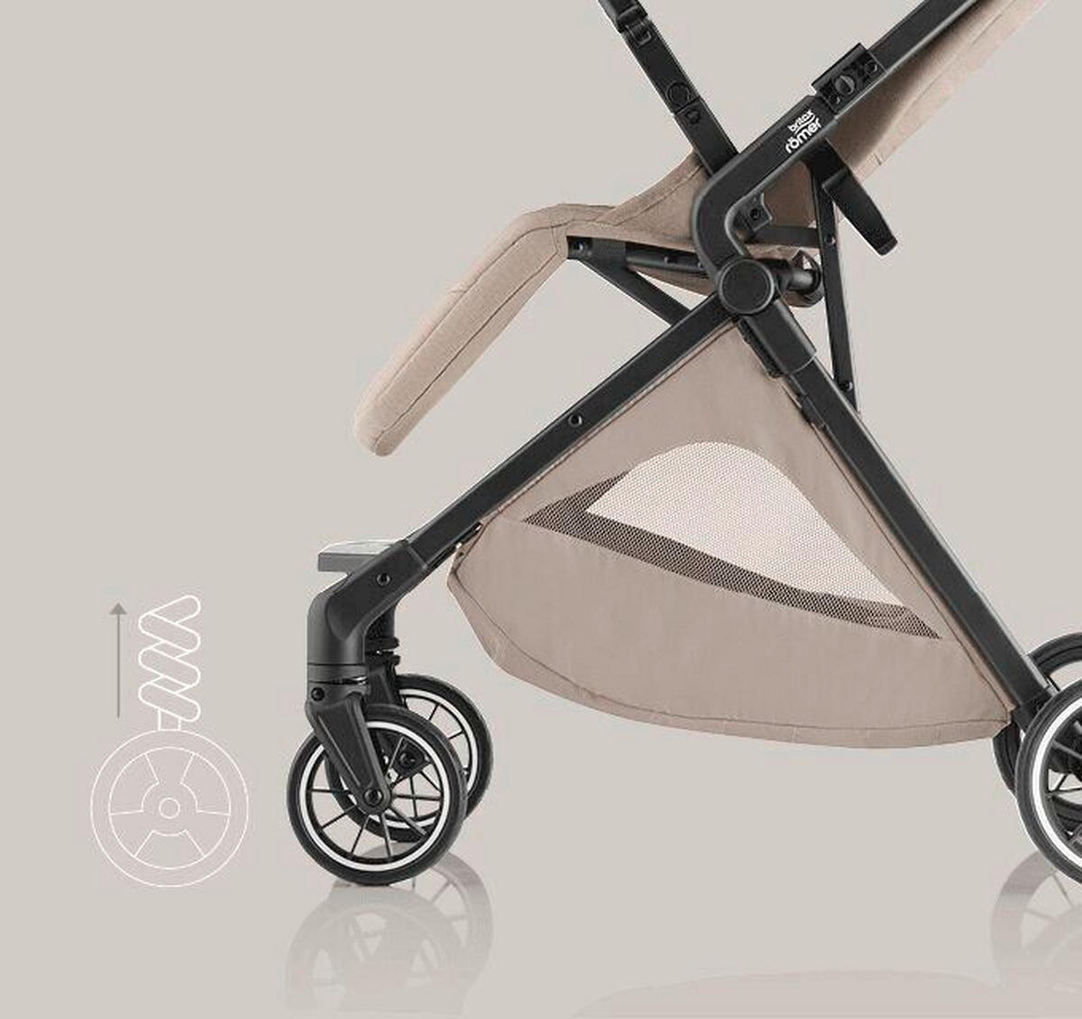 BUGGY TIRA  - Schwarz/Grau, Basics, Textil/Metall (53/114/100cm) - Britax Römer