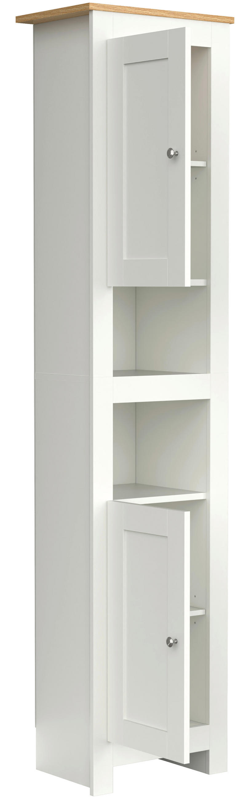 HOCHSCHRANK 42/180/30 cm  - Honigeiche/Eichefarben, MODERN, Holzwerkstoff (42/180/30cm) - MID.YOU